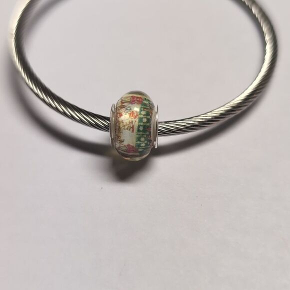 Silver Hello Kitty Christmas Charm for Pandora Style Bracelet - Picture 4 of 5